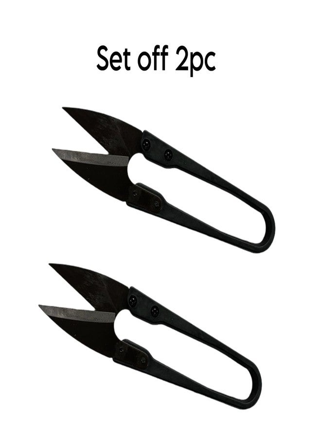 Zenith Metal Embroidery Sewing Snips Thread Cutter Scissors (Black) - Set of 2 - Image 5